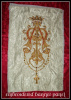Embroidered Marian Banner panel