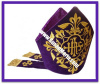Embroidered Mitre - Velvet fabric