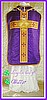 Roman Vestments in Purple church Fabric