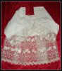 Roman square yoke surplice with lace