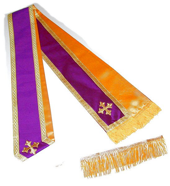 Confessional Stole in Pure Silk