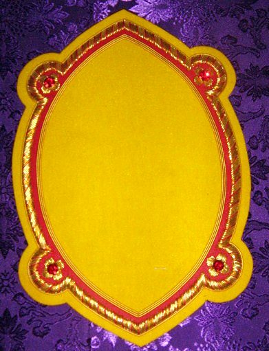 9" Bullion Embroidered Frames