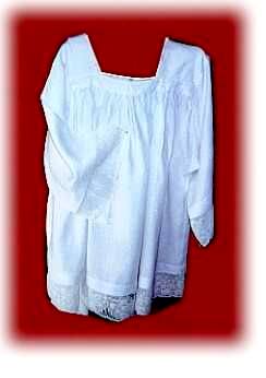 Surplice - Pure Linen with Lace -cost of lace to be added to this price