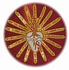 Sacred Heart Bullion Vessica suitable for smaller projects such as Burses.